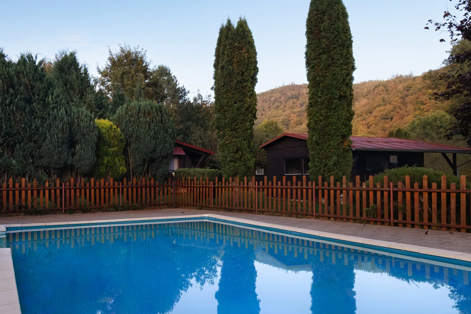 Seating by the pool