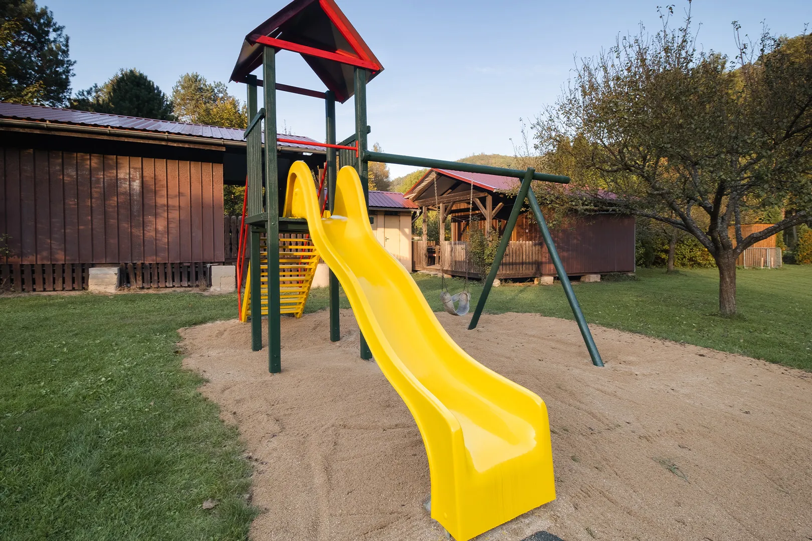 Climbing frame at the children's playground