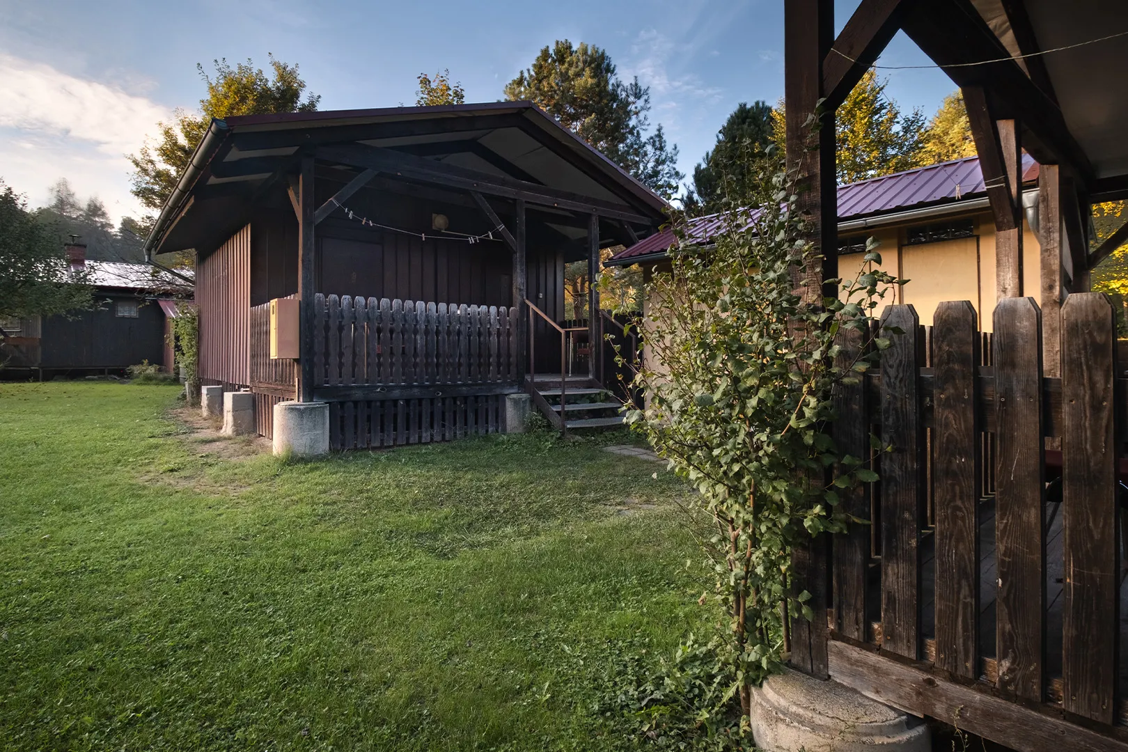 Ubytovací buňky Slušovice s verandou